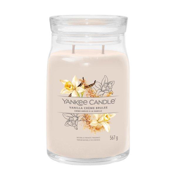 Yankee Candle Illatgyertya Signature Vanilla Creme Brulée 567 g - nagy