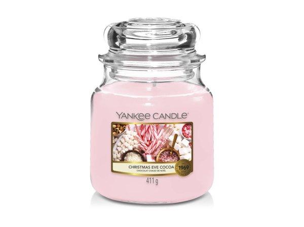 Yankee Candle Illatgyertya Classic Christmas Eve Cocoa 411 g- közepes