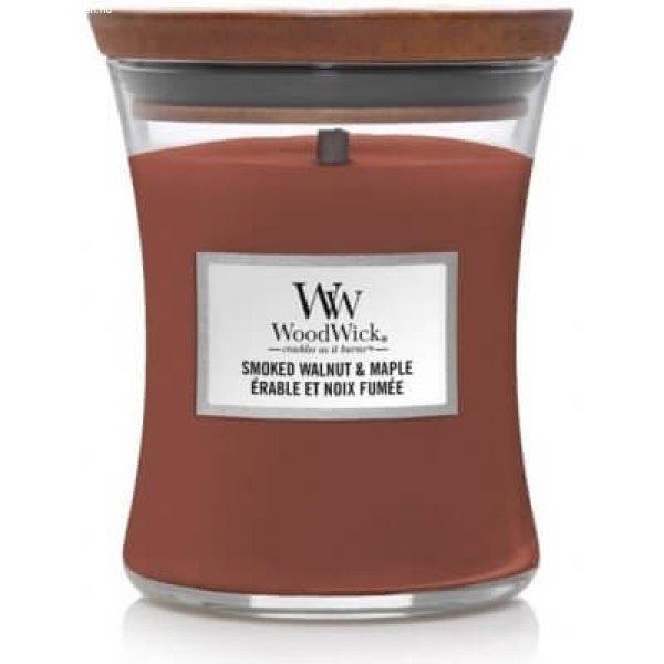 WoodWick Illatgyertya Smoked Walnut & Maple 275 g - közepes