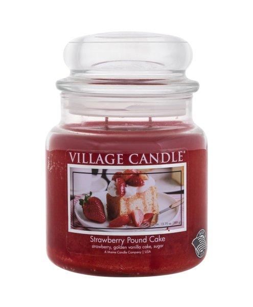 Village Candle Illatgyertya Strawberry Pound Cake 389 g