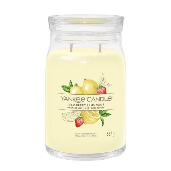 Yankee Candle Illatgyertya Signature Iced Berry Lemonade 567 g - nagy