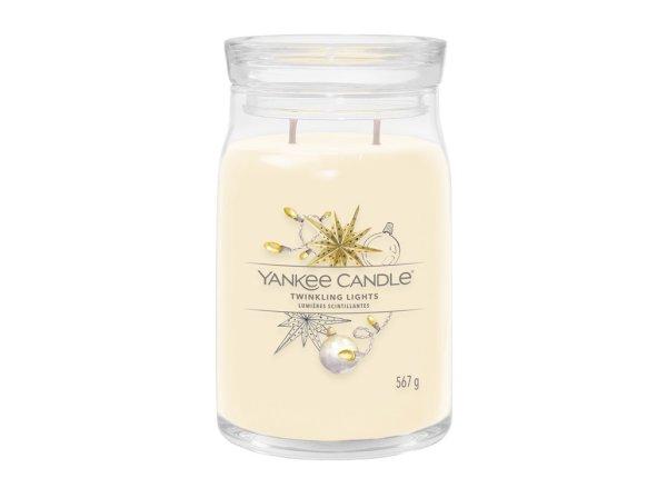 Yankee Candle Illatgyertya Signature nagy üveg Twinkling Lights 567 g