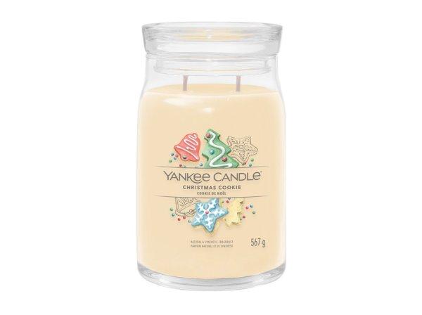 Yankee Candle Illatgyertya Signature üveg nagy Christmas Cookie 567 g