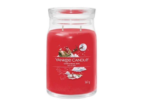 Yankee Candle Illatgyertya Signature üveg nagy Christmas Eve 567 g