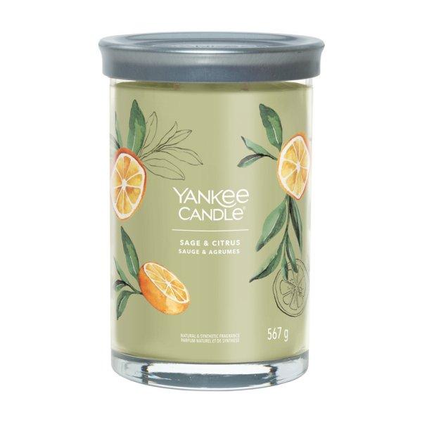 Yankee Candle Illatgyertya Signature tumbler nagy Sage & Citrus 567 g