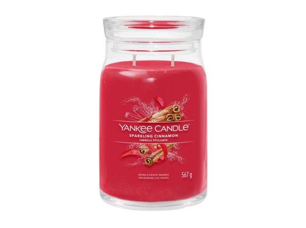 Yankee Candle Illatgyertya Signature Sparkling Cinnamon 567 g - nagy