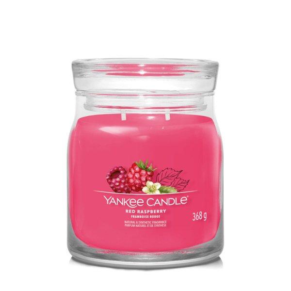 Yankee Candle Illatgyertya Signature közepes Red Raspberry 368 g