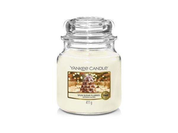 Yankee Candle Illatgyertya Classic Spun Sugar Flurries - közepes 411 g