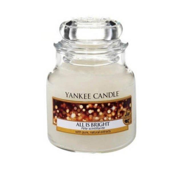 Yankee Candle Illatgyertya Classic All Is Bright 104 g - kicsi