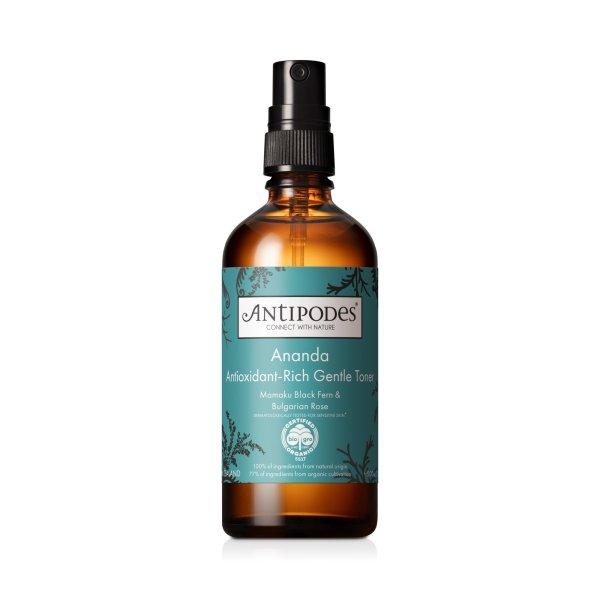 Antipodes Gyengéd antioxidáns bőrtonik Ananda (Gentle Toner) 100
ml