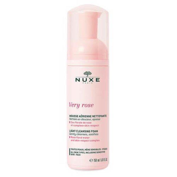 Nuxe Gyengéd tisztítóhab minden bőrtípusra Very Rose
(Light Cleansing Foam) 150 ml