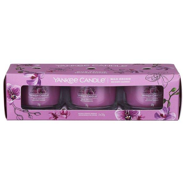 Yankee Candle Illatgyertya szett Wild Orchid 3 x 37 g