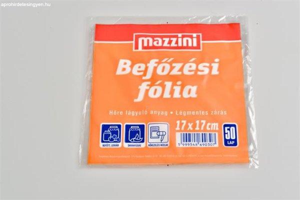 Befőzési fólia, 50 db, 17x17 cm, MAZZINI