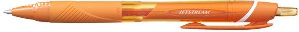 Golyóstoll, 0,35 mm, nyomógombos, UNI "SXN-150C Jetstream",
narancssárga