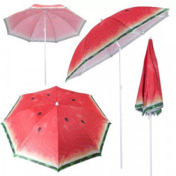 Állítható strand / kerti napernyő - 180 cm -görögdinnye