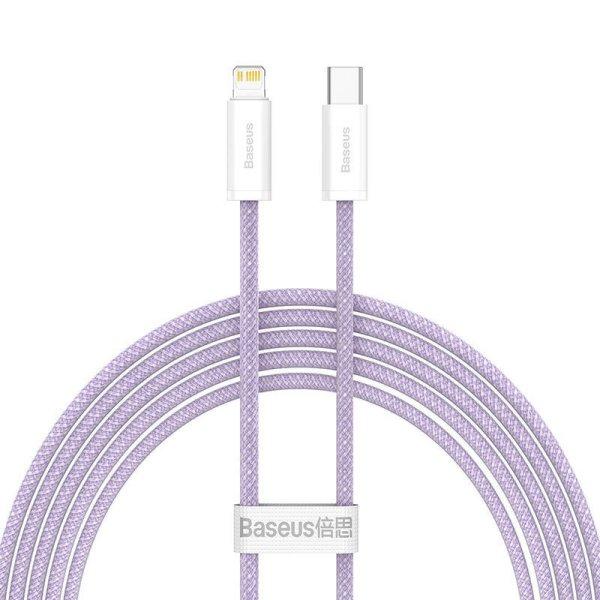 USB-C kábel a Lightning Baseus Dynamic Serieshez, 20 W, 2 m (lila)
