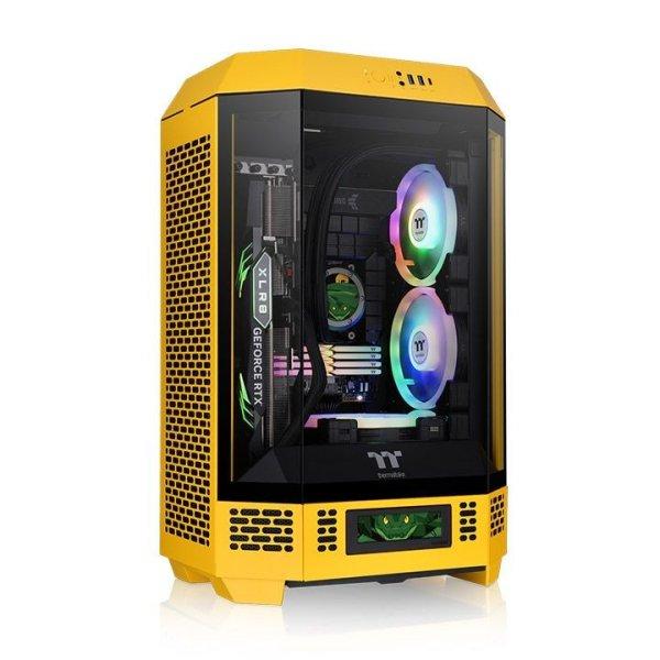 Thermaltake The Tower 300 Tempered Glass Bumblebee Yellow