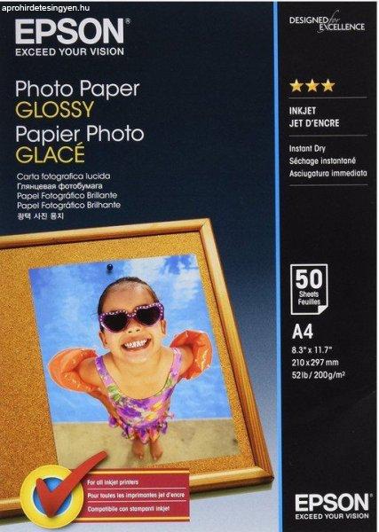 Epson Photo Paper Glossy 200g A4 50db Fényes Fotópapír