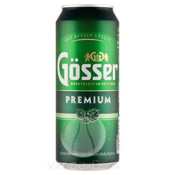 Gösser Premium 0,5l dobozos /24/ - DRS
