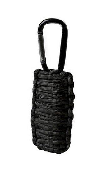 Mil-tec paracord kicsi túlélő készlet, fekete