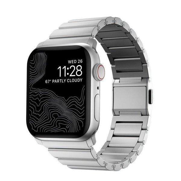 Nomad Aluminum Band, silver - Apple Watch Ultra (49mm) 8/7 (45mm)/6/SE/5/4
(44mm)/3/2/1 (42mm)