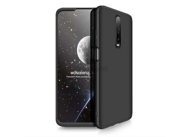 Xiaomi Poco X2 hátlap - GKK 360 Full Protection 3in1 - fekete