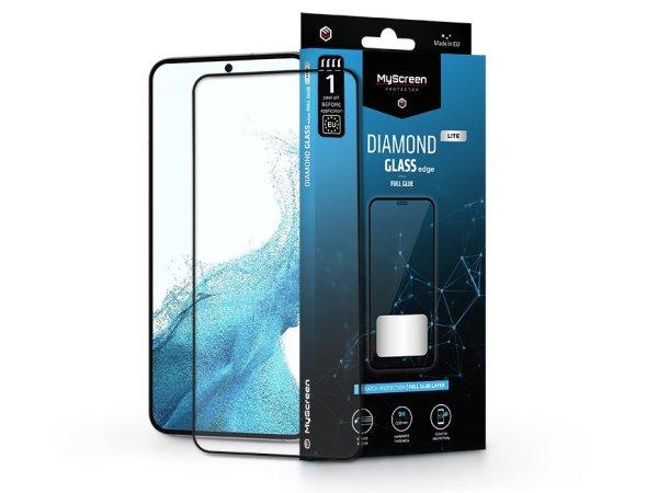 Samsung S906 Galaxy S22+ 5G/Galaxy S23+ edzett üveg képernyővédő fólia -
MyScreen Protector Diamond Glass Lite Edge2.5D - fekete