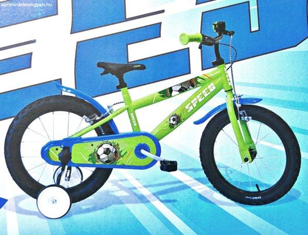 Denver Bikes / Bottari Speed 77395 MTB fiú 16" kerékpár, bicikli
levehető támasztó kerekekkel 91 x 18 x 50 cm, zöld - kék