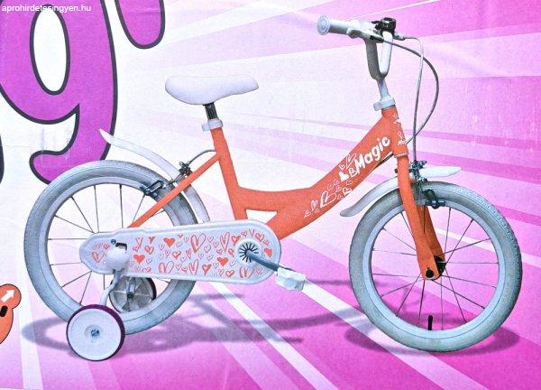 Denver Bikes / Bottari Speed 77396 MTB lány 16" kerékpár, bicikli
levehető támasztó kerekekkel 91 x 18 x 50 cm, narancs-fehér