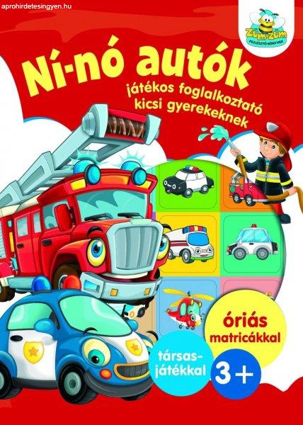 Ní-nó autók - Játékos foglalkoztató kicsi gyerekeknek - ÓRIÁS
MATRICÁKKAL plusz társasjáték 3+