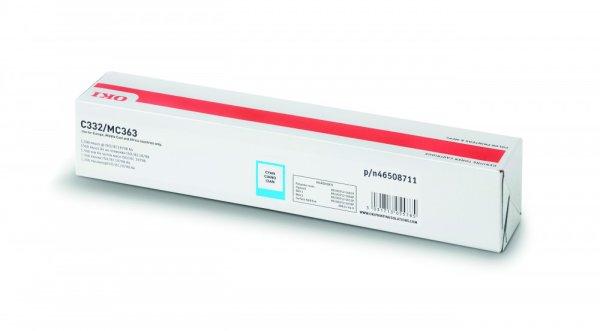 Oki C332/MC363 High Eredeti Cyan Toner