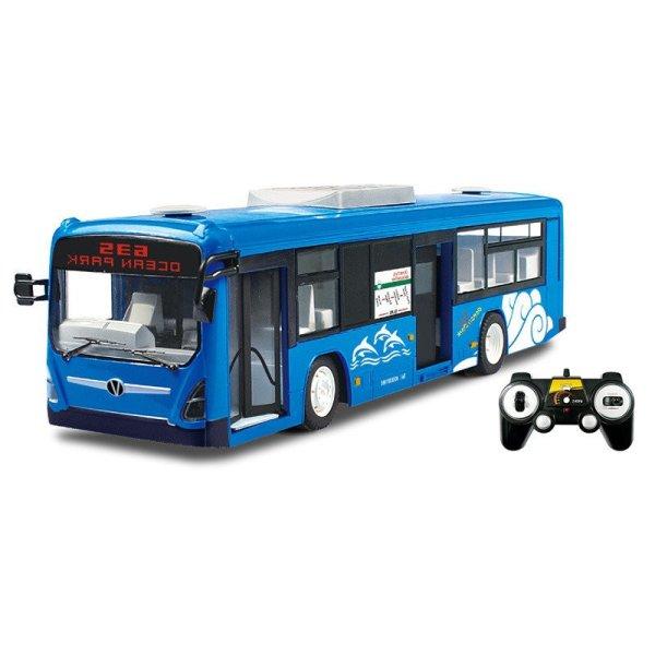 Remote-controlled city bus 1:20 Double Eagle (blue) E635-003