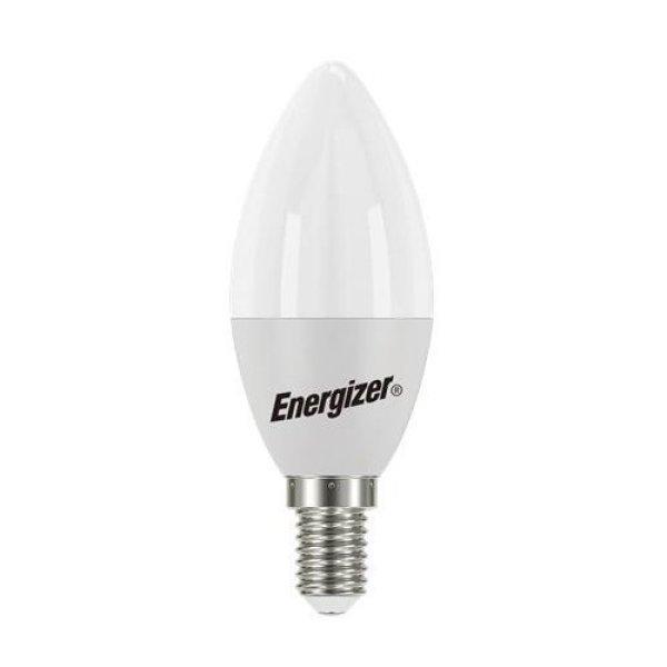 LED izzó, E14, gyertya, 4,9W (40W), 470lm, 3000K, ENERGIZER