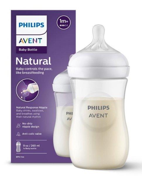 Philips AVENT SCY903/01 Natural Response cumisüveg 260 ml, 1hó+