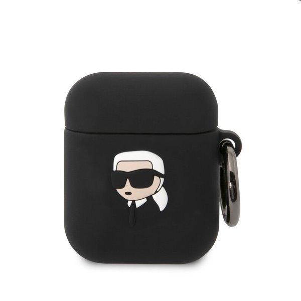 Karl Lagerfeld 3D Logo NFT Karl Head szilikontok Apple AirPods 1/2 számára,
fekete