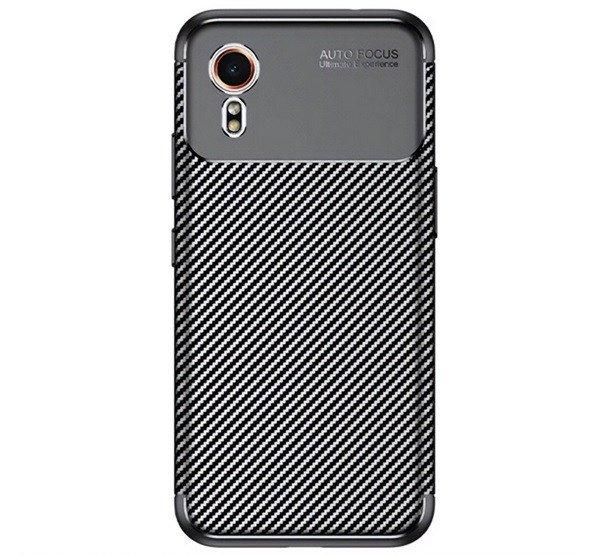 Szilikon telefonvédő (ütésállóság, légpárnás sarok, karbon minta)
FEKETE Samsung Galaxy Xcover 7 (SM-G556)