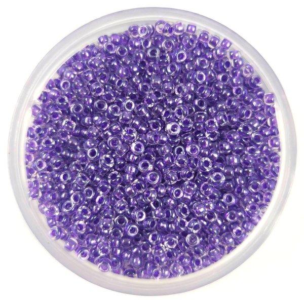 Miyuki kásagyöngy - 1531 - Sparkling Purple Lined Honey - méret:15/0
