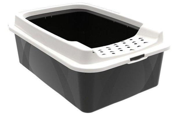 ROTHO Eco bonnie macska WC, 30 L - fekete/fehér