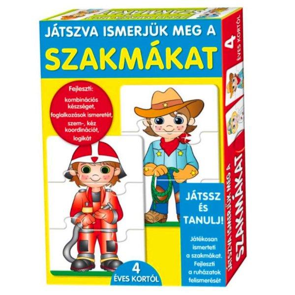 Játszva ismerjük meg a szakmákat! képességfejlesztő játék (BBJ)