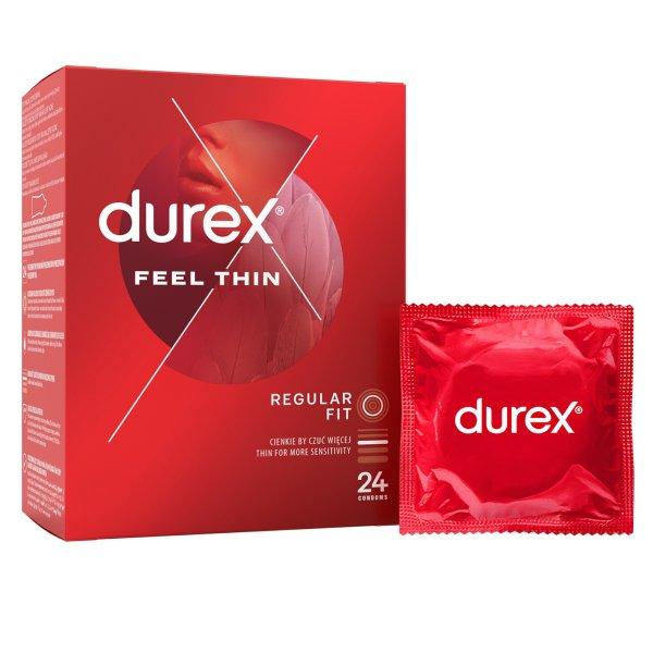 Durex Óvszer Feel Thin Regular Fit 24 db