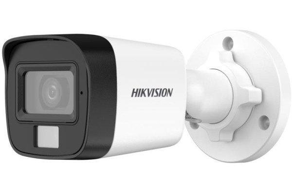 Hikvision DS-2CE16U0T-LF (2.8mm) 8 MP fix mini THD csőkamera,
IR/láthatófény, TVI/AHD/CVI/CVBS kimenet, beépített mikrofon