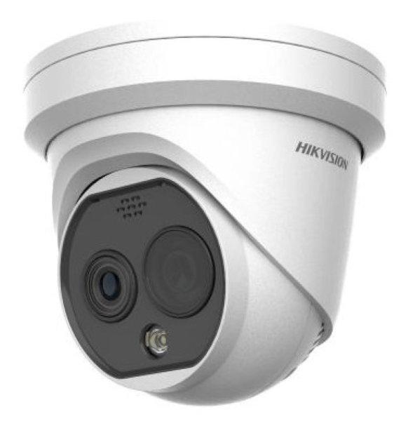 Hikvision DS-2TD1228T-2/QA (B) IP hő- (256x192) 90°x65,4° és láthatófény
(4 MP) kamera, -20°C-550°C, villogó fény/hangriasztás