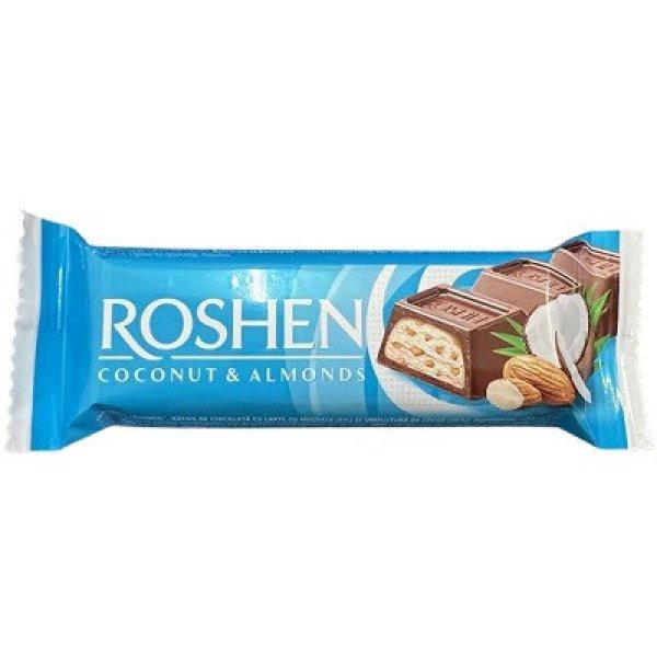 Roshen Szelet 29G Tej Kókuszos Mandulás (az ár 1db-ra vonatkozik)