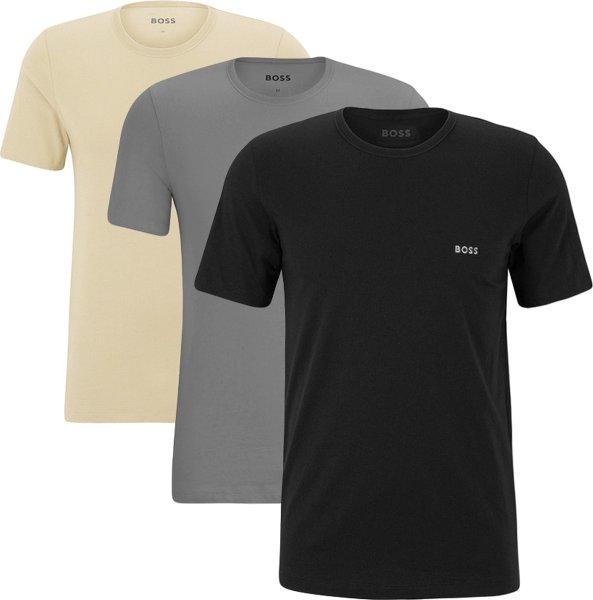 Hugo Boss 3 PACK - férfi póló BOSS Regular Fit 50517856-991 S