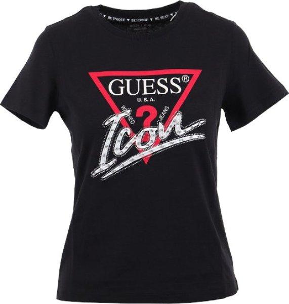 Guess Női póló Regular Fit W4YI32I3Z14-JBLK L