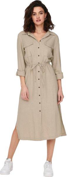 ONLY Női ruha ONLCARO Relaxed Fit 15278720 Oxford Tan S