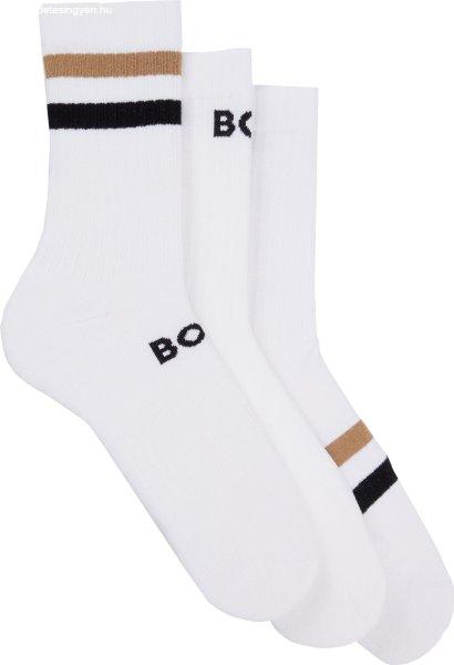 Hugo Boss 3 PACK - férfi zokni BOSS 50518521-100 39-42
