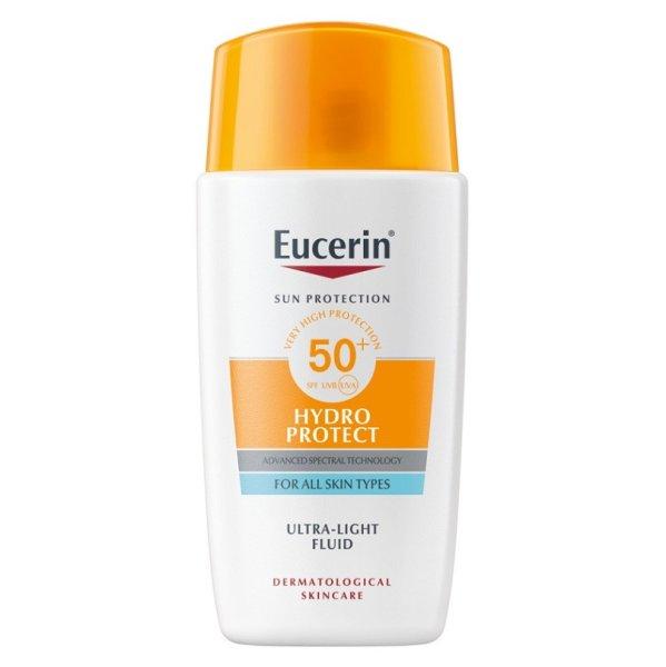 Eucerin Védő arcápoló fluid Hydra Protect SPF 50+
(Ultra-Ligt Fluid) 50 ml