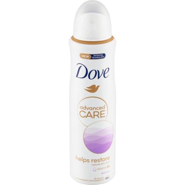 Dove Izzadásgátló spray Advanced Care Clean Touch
(Anti-Perspirant) 150 ml