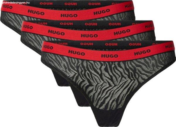 Hugo Boss 3 PACK - női tanga HUGO 50523829-002 S